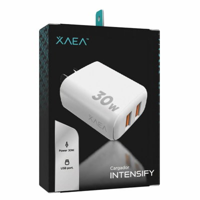Cargador XAEA Intensify Cable Micro USB Incluido 30W 2 Puertos USB H