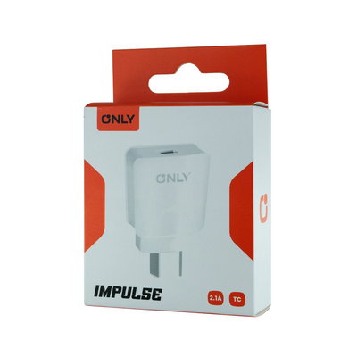 Cargador ONLYE Impulse MOD18-D Cable Tipo C INCLUIDO 2.1 Amperes