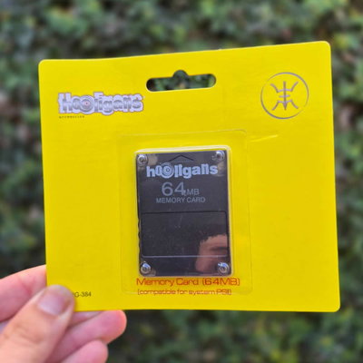 Memory Card de 64MB para Consolas PS2 HOOLIGANS PG-384