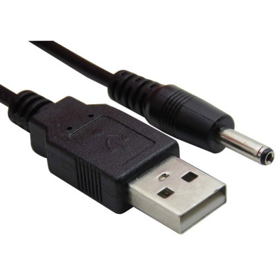 Cable USB Macho a DC 3.5 MM Macho Cable Alimentación 