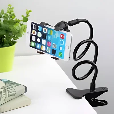 Soporte Para Celular Con Brazo Flexible 360° Pinza Broche Clip