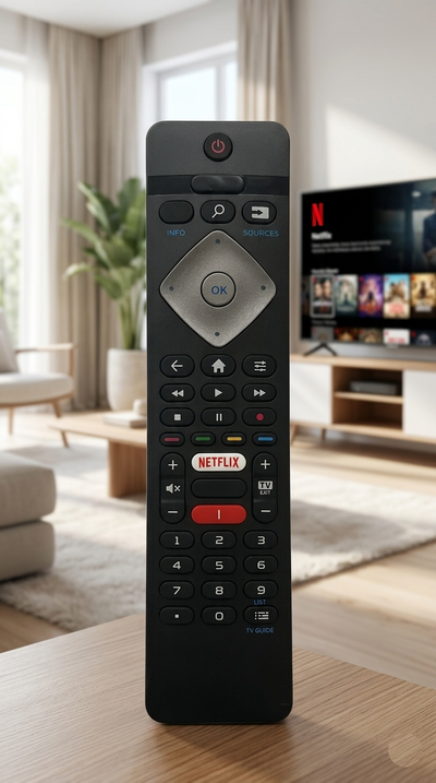Control Remoto Para Philips Smart Con Tecla Netflix Youtube (RCU-387)