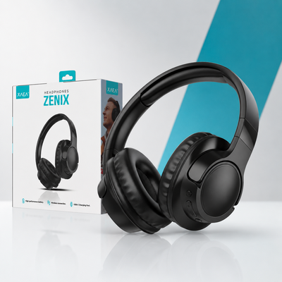 Auricular Vincha Bluetooth XAEA ZENIX Plegable Entrada Aux. Carga Typo C Varios Colores