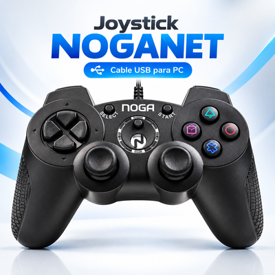 Joystick para PC Noganet NG-2131 Analógico Cable USB 1.8 Mts. 