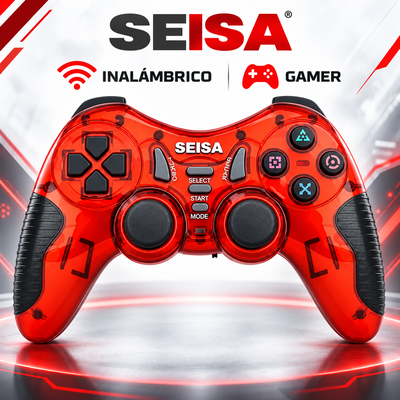 Joystick Inalambrico SEISA SJ-913 3 en 1 para PC PS2 y PS3 Usa 2 Pilas