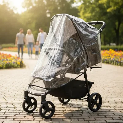 Cobertor Protector Para Cochecito De Bebe Funda Para Proteger Contra Lluvia Viento Polvo