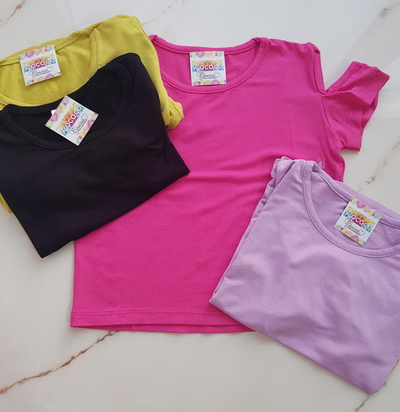 Remera Niña Modal Cut-Out
