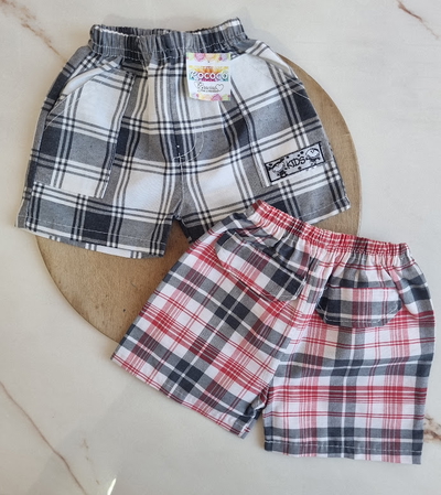 Short  Bebe"Classic Check" de Acrocel 