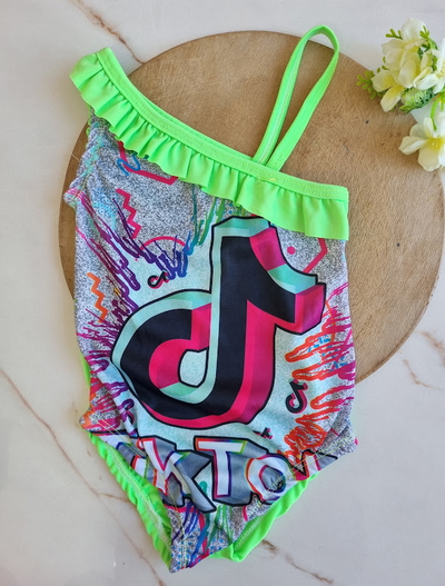 Malla Enteriza Niña "TikTok Style"