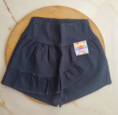 Short Pollera Beba de Bengalina "Cruzado"