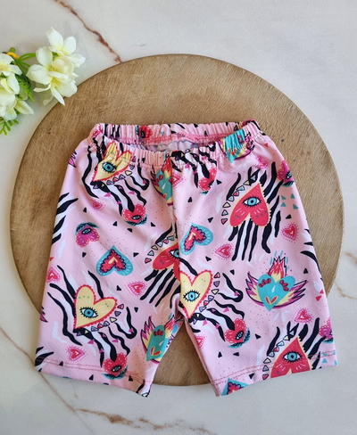 Calza Beba Biker "Mystic Hearts" de Lycra