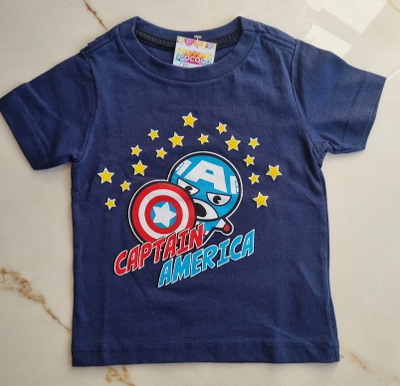 REMERA CAPITÁN AMÉRICA ESTRELLAS