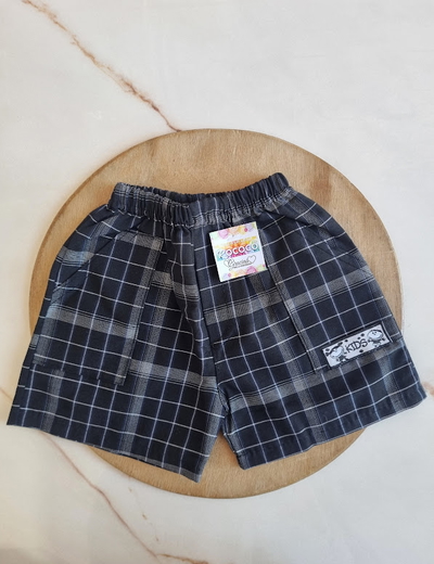 Short Bebe Cuadriculado