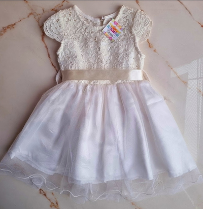 Vestido Beba Ángel de Encaje