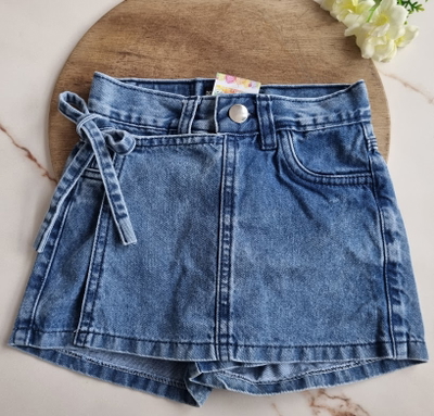Short Pollera NIña Clasico Blue