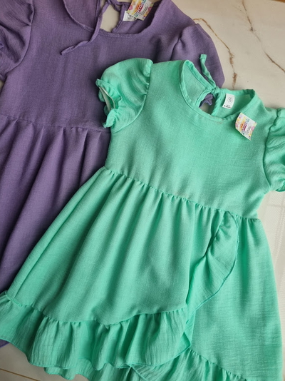 Vestido Niña Princesa de Lino"