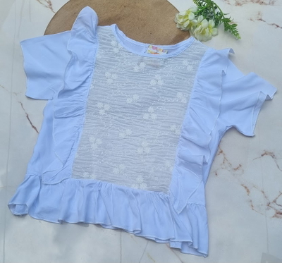 Blusa Niña Fibrana y Broderie