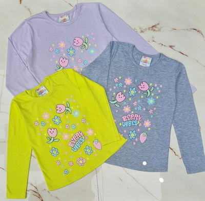  Camiseta Niña "Berry Vibes"
