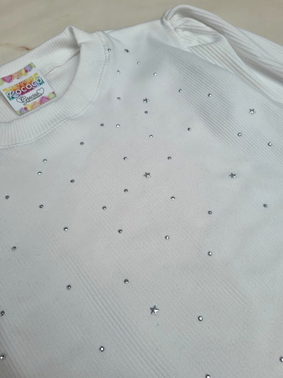 Sweater Niña "Estrellas" Textura Premium