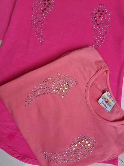 Camiseta Niña Angel Brillo