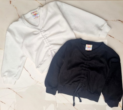 Sweater Niña "Urban Chic" con Cordón Regulable