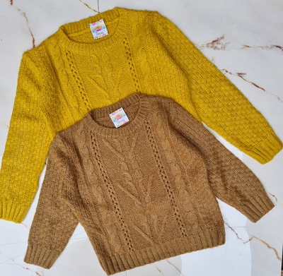 Sweater Niña Trenzado