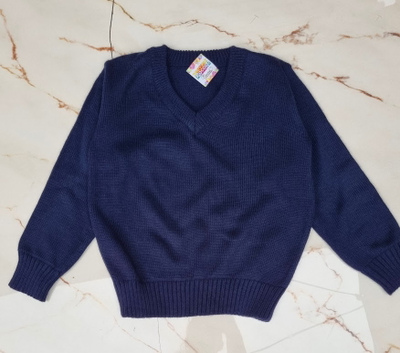 Sweater Colegial Azul Marino
