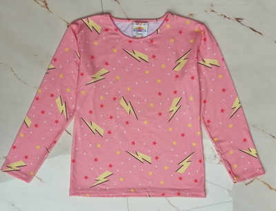 Camiseta Niña "Rayos y Estrellas"