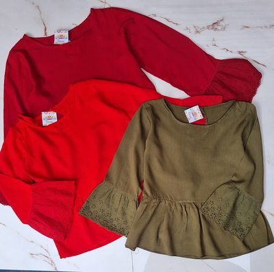 Blusa Niña Romantica