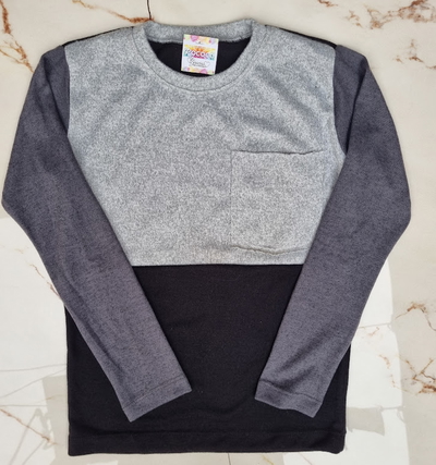 Sweater Niño Block Lanilla