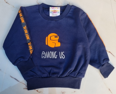 Buzo Bebe frizado AMONG VS