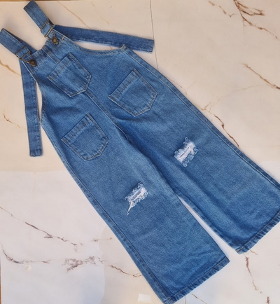 Jardinero Niña Denim