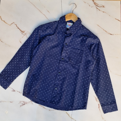 Camisa Niño Azul Elegancia 