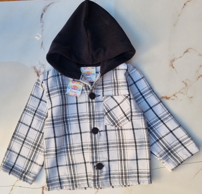 Campera Bebe Camisera con Capucha
