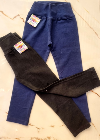 Calzas Bebe Básicas de Algodón y Lycra