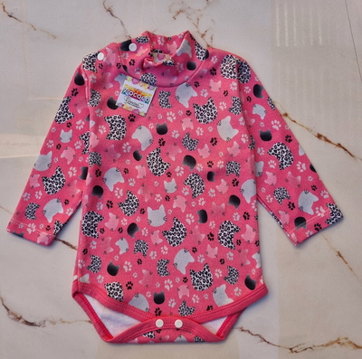 Body Polera Algodón Gatitos