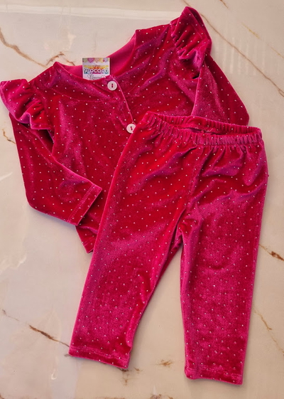 Conjunto Plush Premium con Brillos