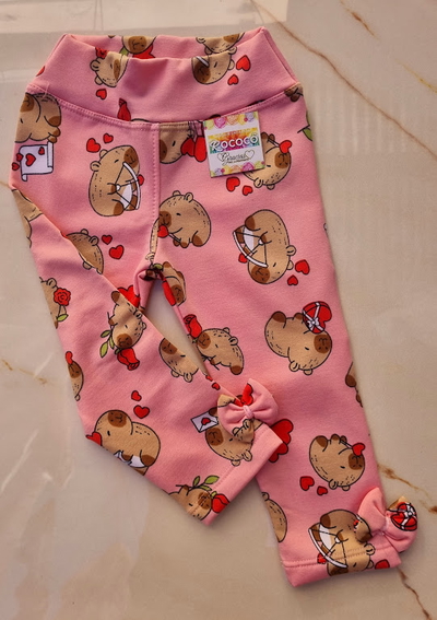 Calza Beba Frizada Retro Capibara