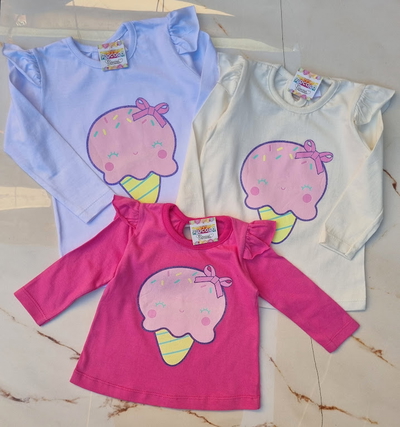 Camiseta Beba Helado