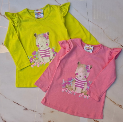 Camiseta Beba Osita Garden