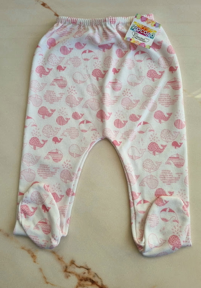 Ranita de Algodón Ballenitas Rosas