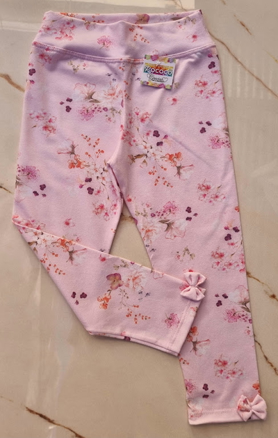 Calza Beba Algodón y Lycra Pink Garden