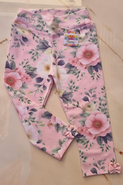 Calza Beba Algodón y Lycra Floral Dreams