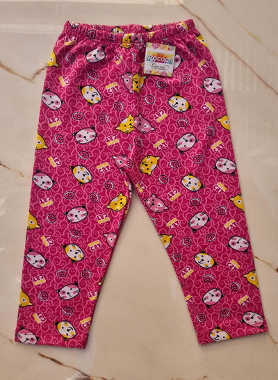 Calza Beba Lycra Frizada GATITOS
