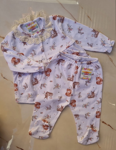 Conjunto Romántico Bosque y Puntilla