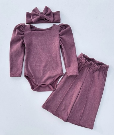 CONJUNTO BEBA RIB CIRUELA