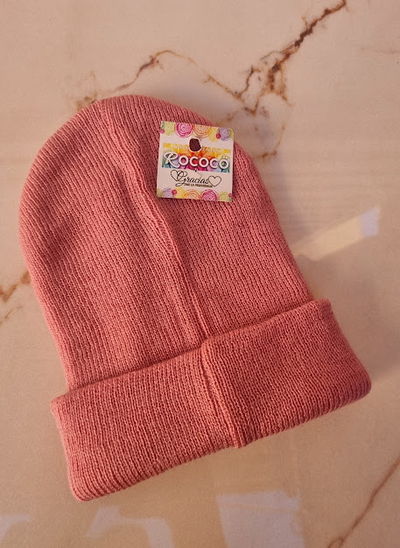 Gorro Beanie Tejido Adaptable