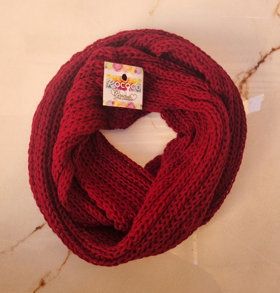 Cuellito Bordo Tejido Infinito Doble Vuelta (1 m x 20 cm)