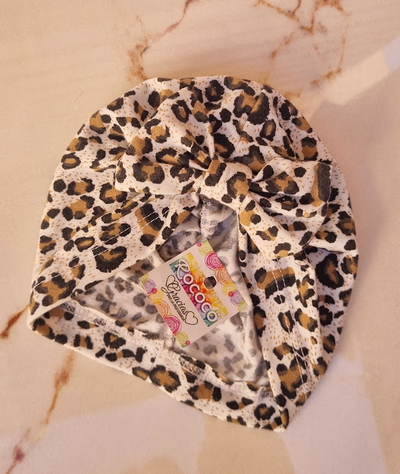 Gorrito Turbante de Algodón Estampado Print