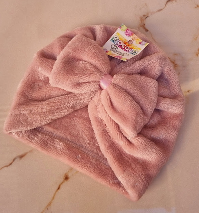 Gorrito Turbante Polar Soft con Lunares de Brillo